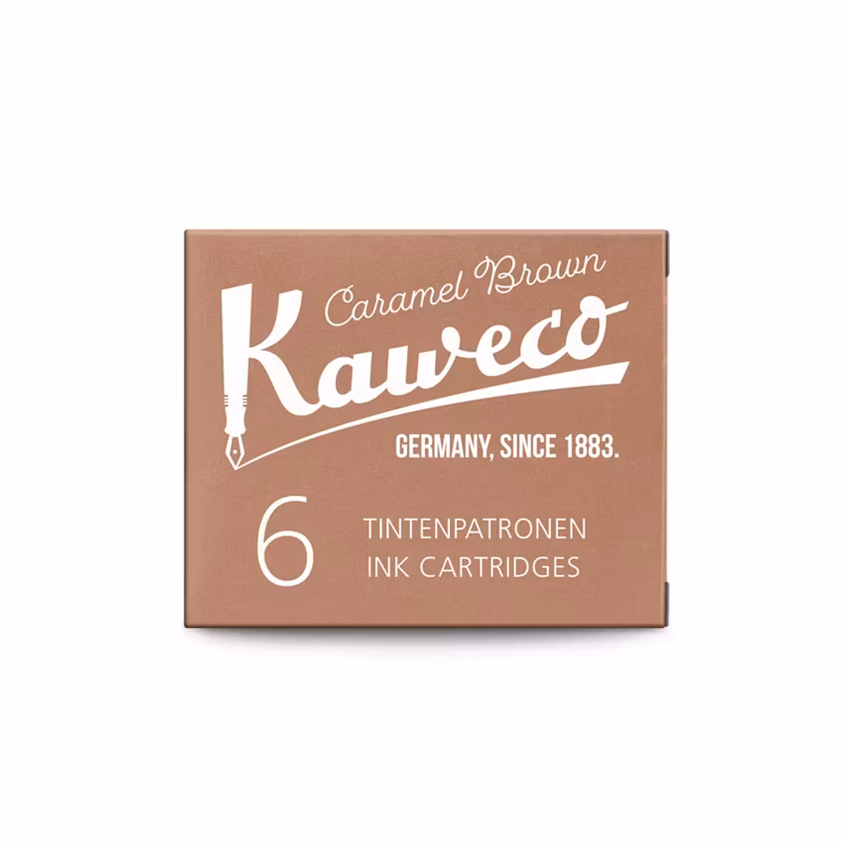 Kaweco Ink Cartridges 6 pcs - Caramel Brown