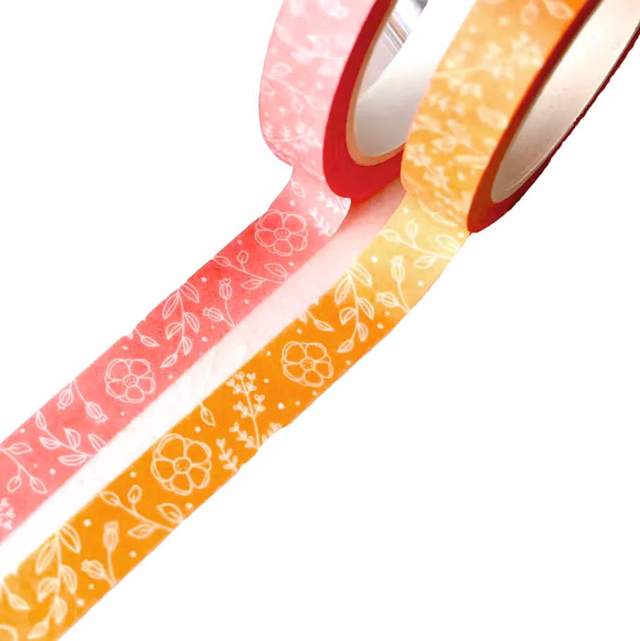 Washitejp Nikki Dotti Flower field rosa/orange