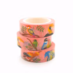 Washi Tape Shoal - Tropical Birds