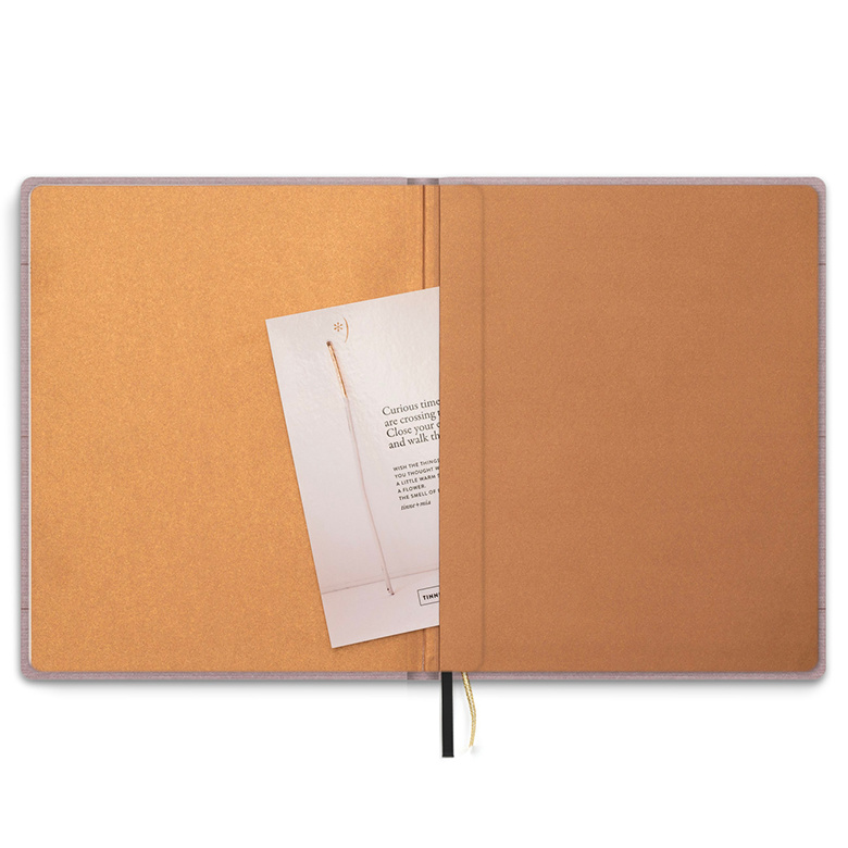Tinne + Mia Notebook A5+ - Linen Rose Pale
