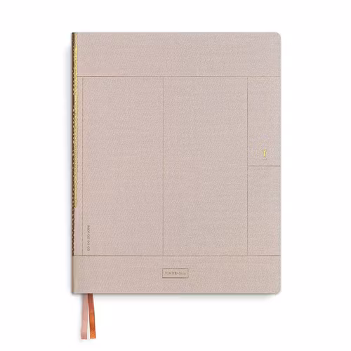Tinne + Mia Notebook A5+ - Linen Rose Pale