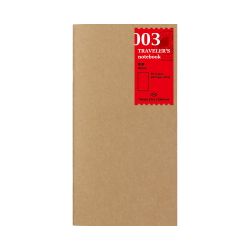003. Blank Notebook Refill - Regular Size // Traveler's Notebook