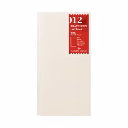 012. Sketch Paper Notebook Refill - Regular Size // Traveler's Notebook