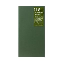 018. Free Diary Refill (Weekly Vertical) - Regular Size // Traveler's Notebook