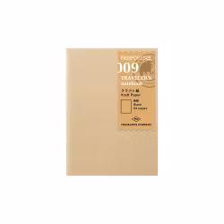 009. Kraft Paper Notebook Refill - Passport Size // Traveler's Notebook
