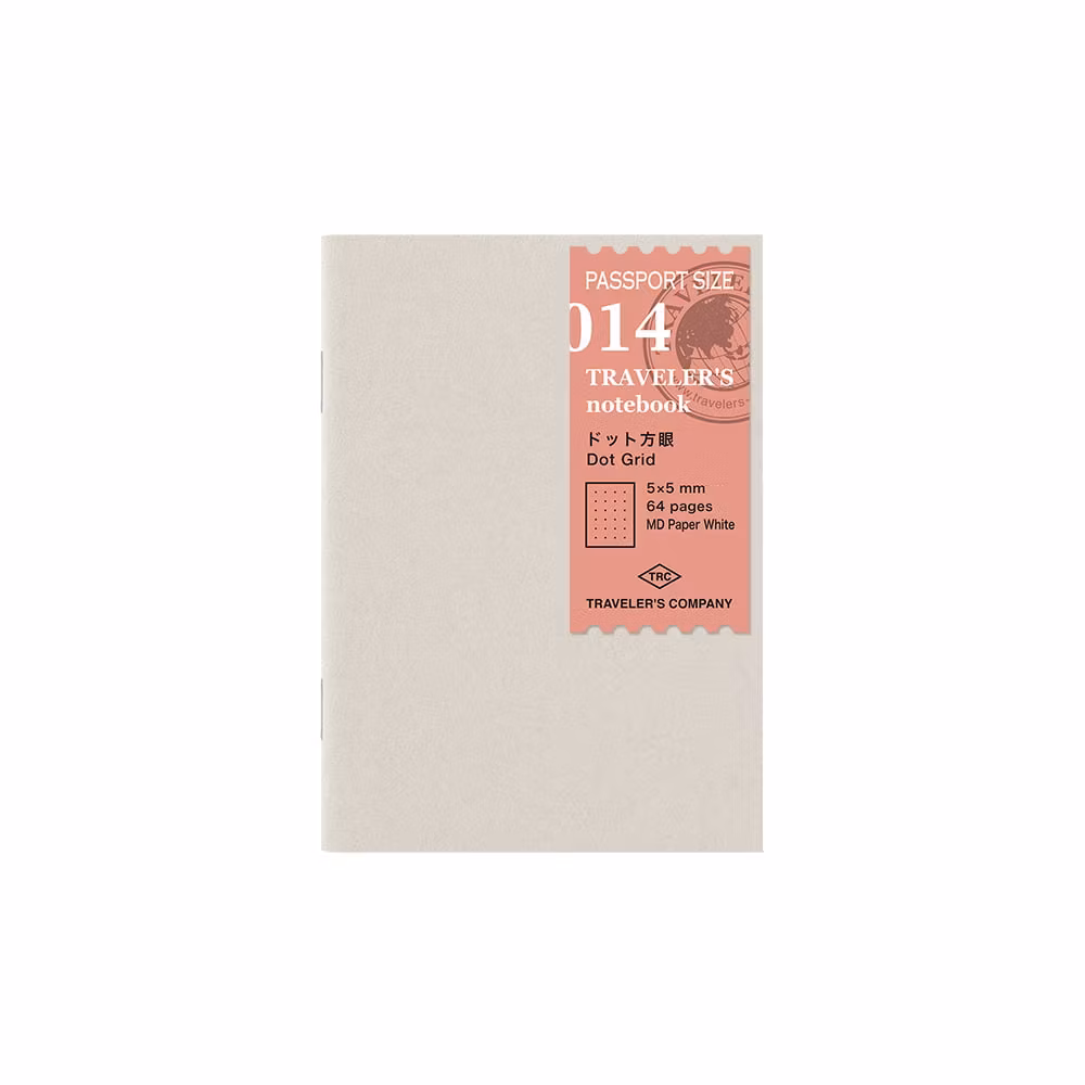 014. Dot Grid Notebook Refill - Passport Size Traveler's Notebook