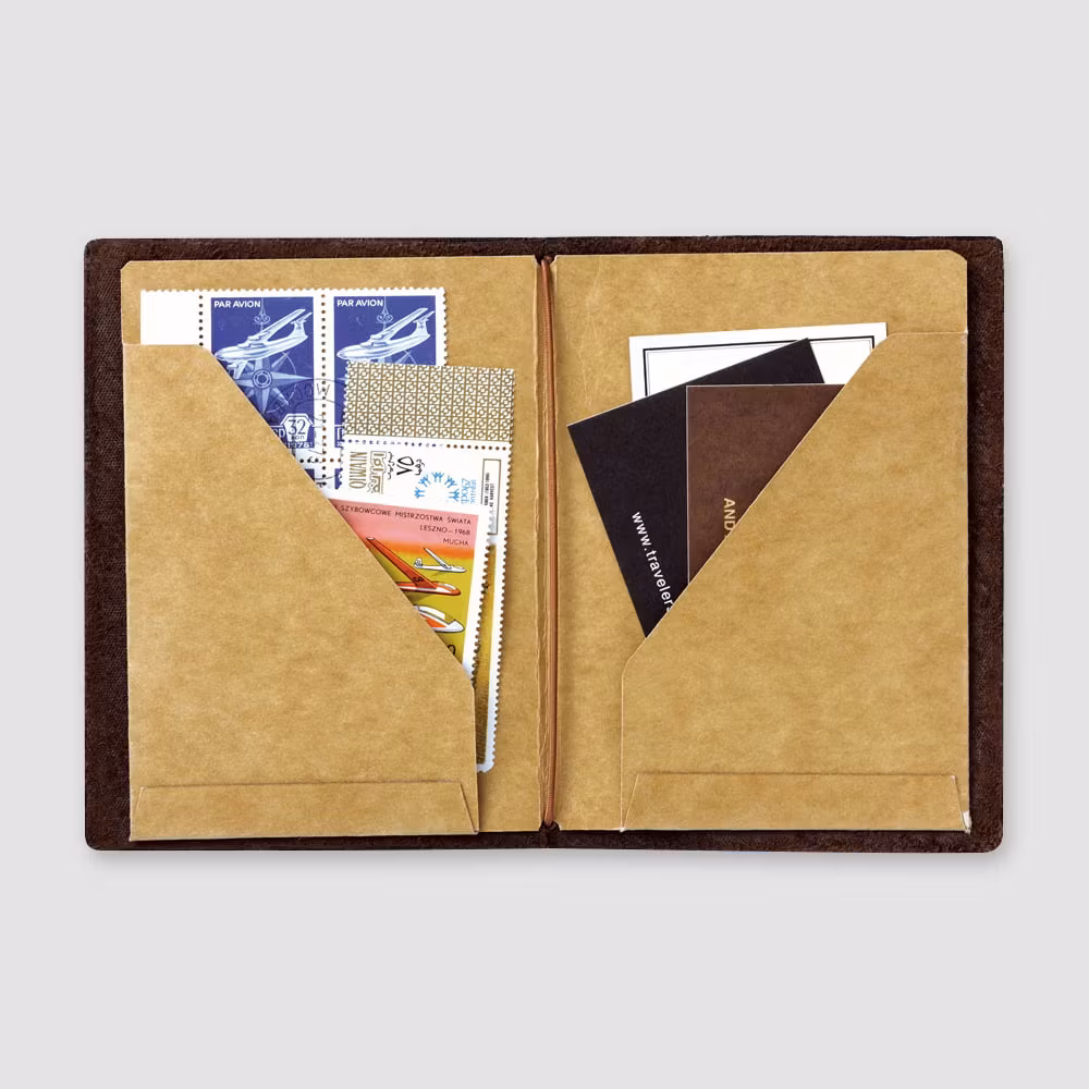010. Kraft File - Passport Size Traveler's Notebook