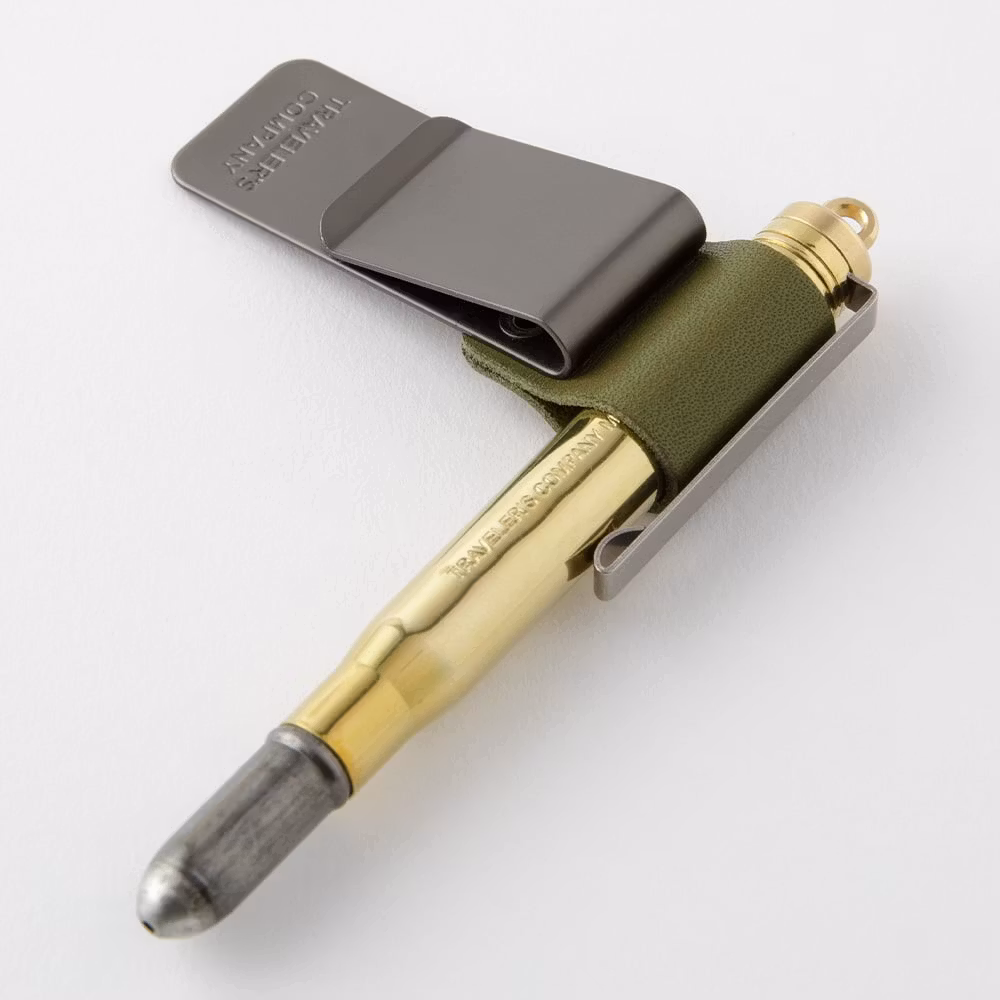 016. Penholder M Olive  Traveler's Notebook
