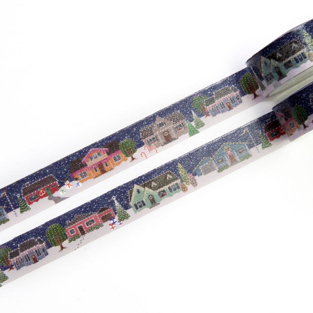 Washi tape Willwa - Christmas Village 15 mm