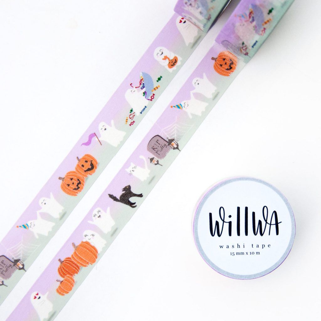 Washi tape Willwa - Ghost Hour 15 mm