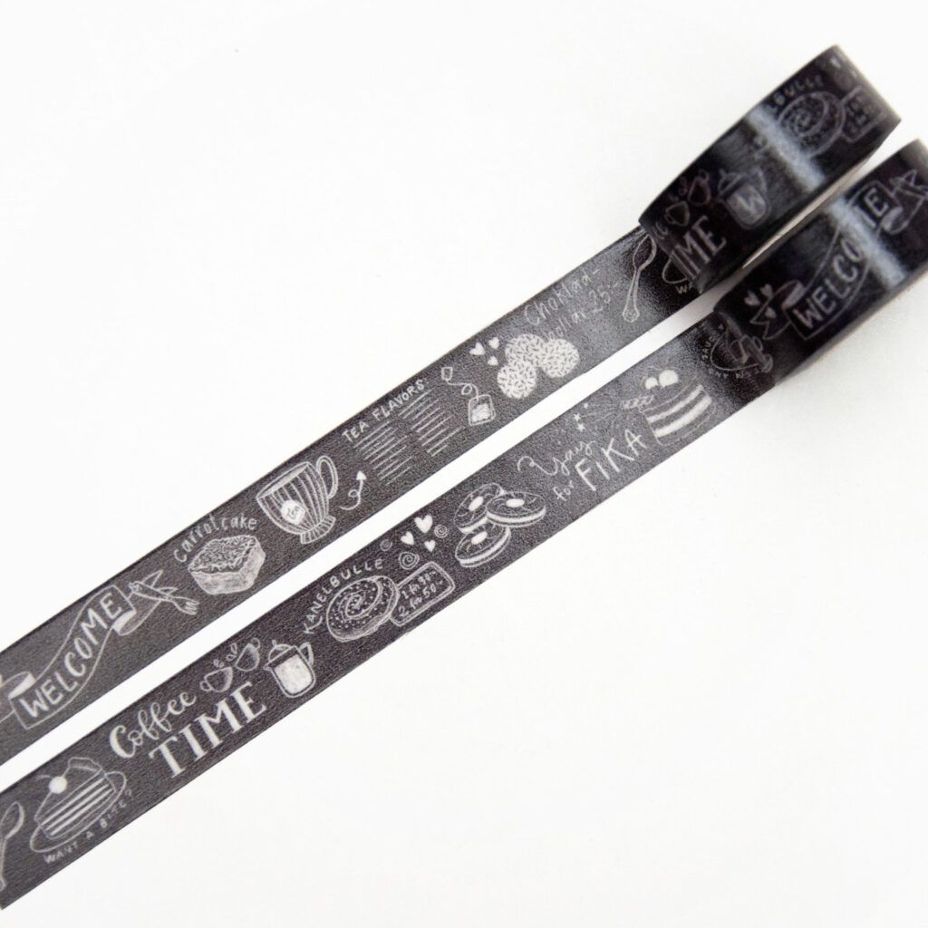 Washi tape Willwa - Cafe Menu 15 mm