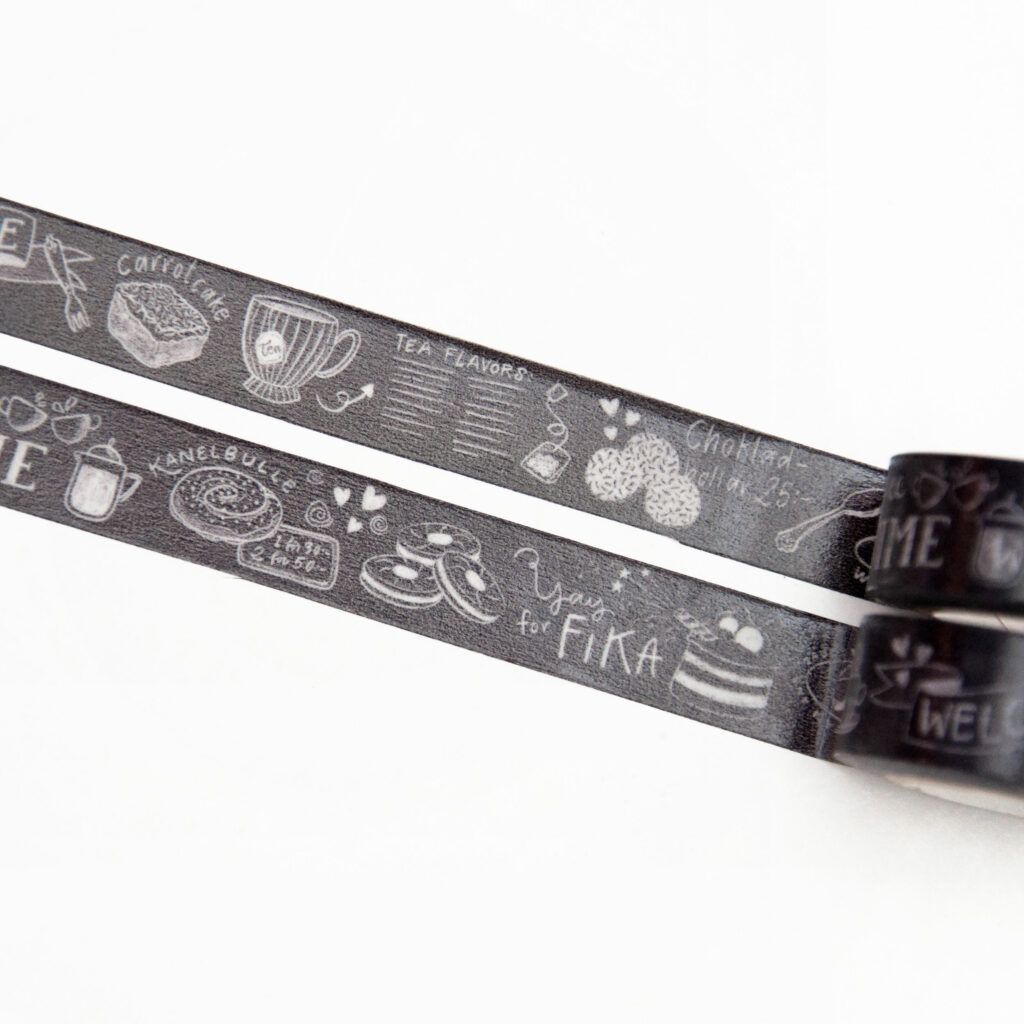Washi tape Willwa - Cafe Menu 15 mm