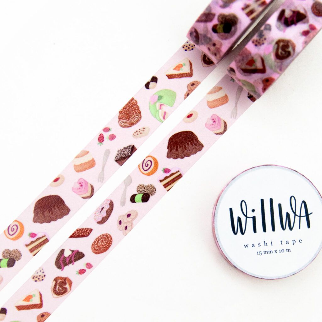 Washi tape Willwa - Cake Party 15 mm