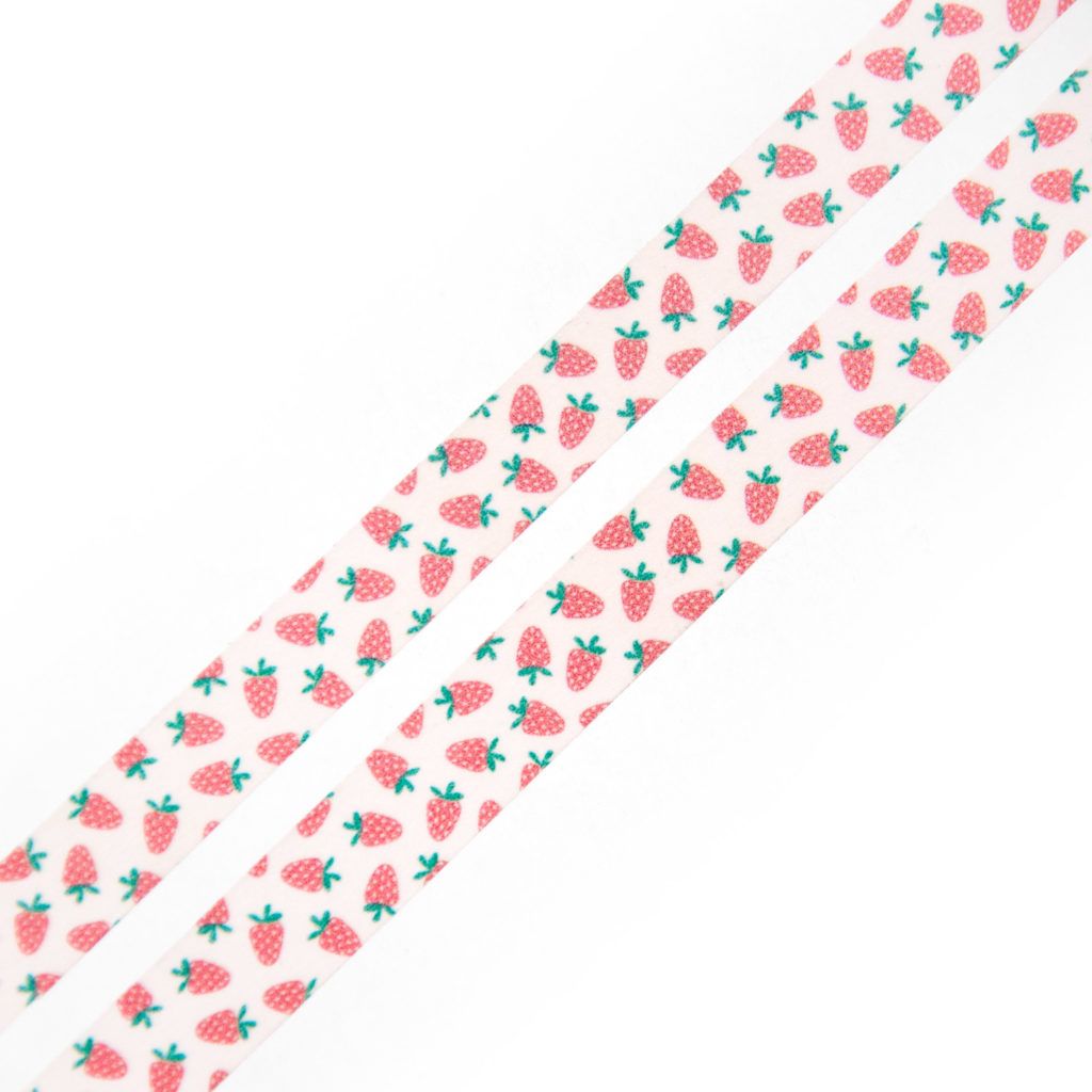 Washi Tape Willwa - Tiny Strawberries 10 mm