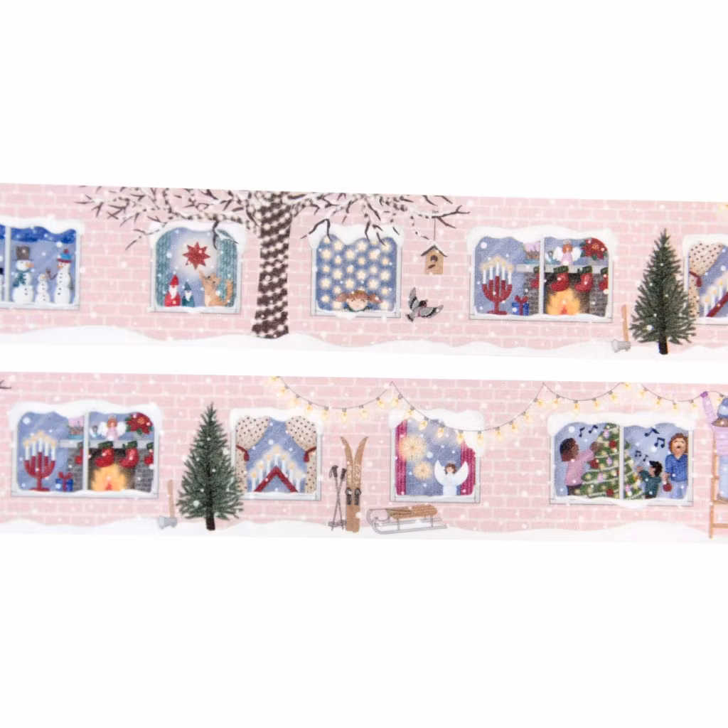 Washitejp Willwa Festive Holiday Windows 30mm
