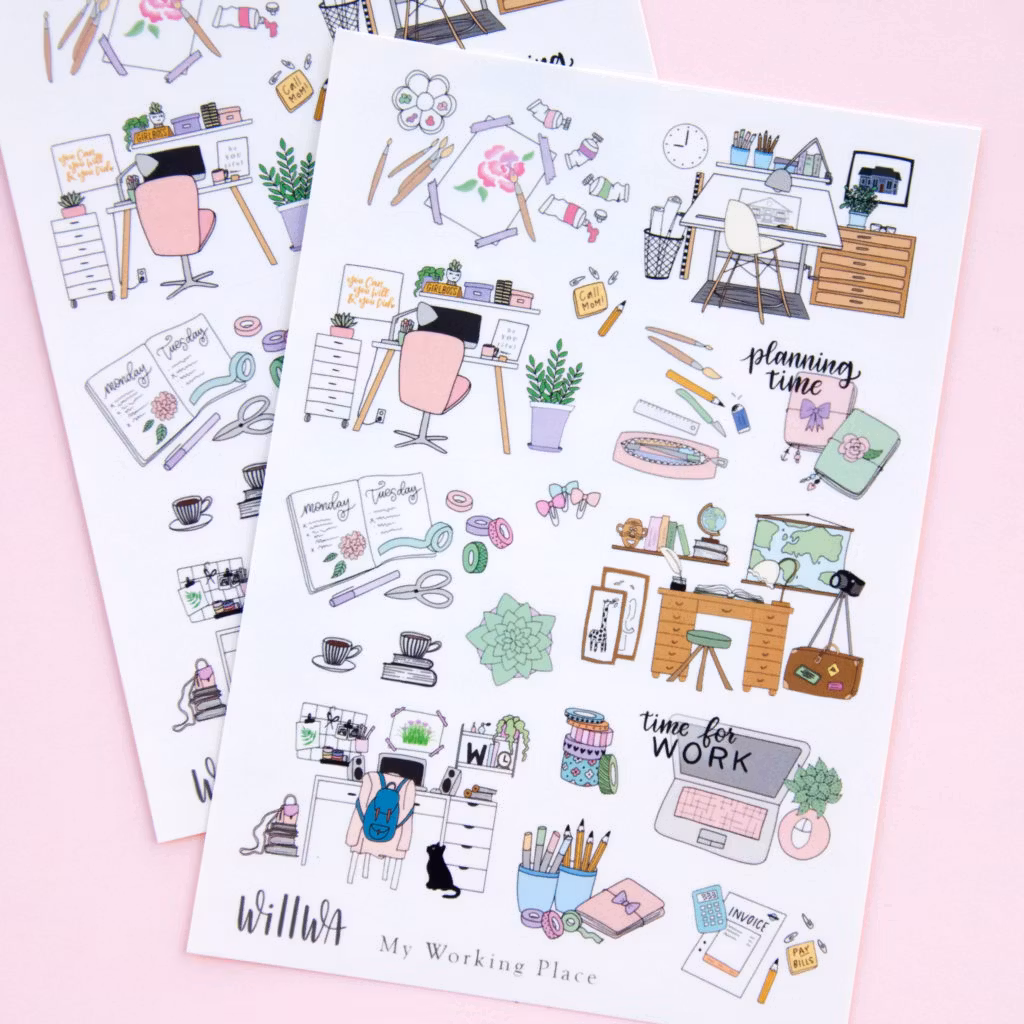 Stickers Willwa - My working place