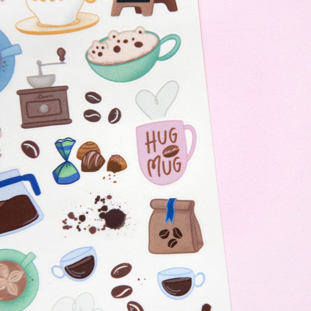 Stickers Willwa - But First Coffee