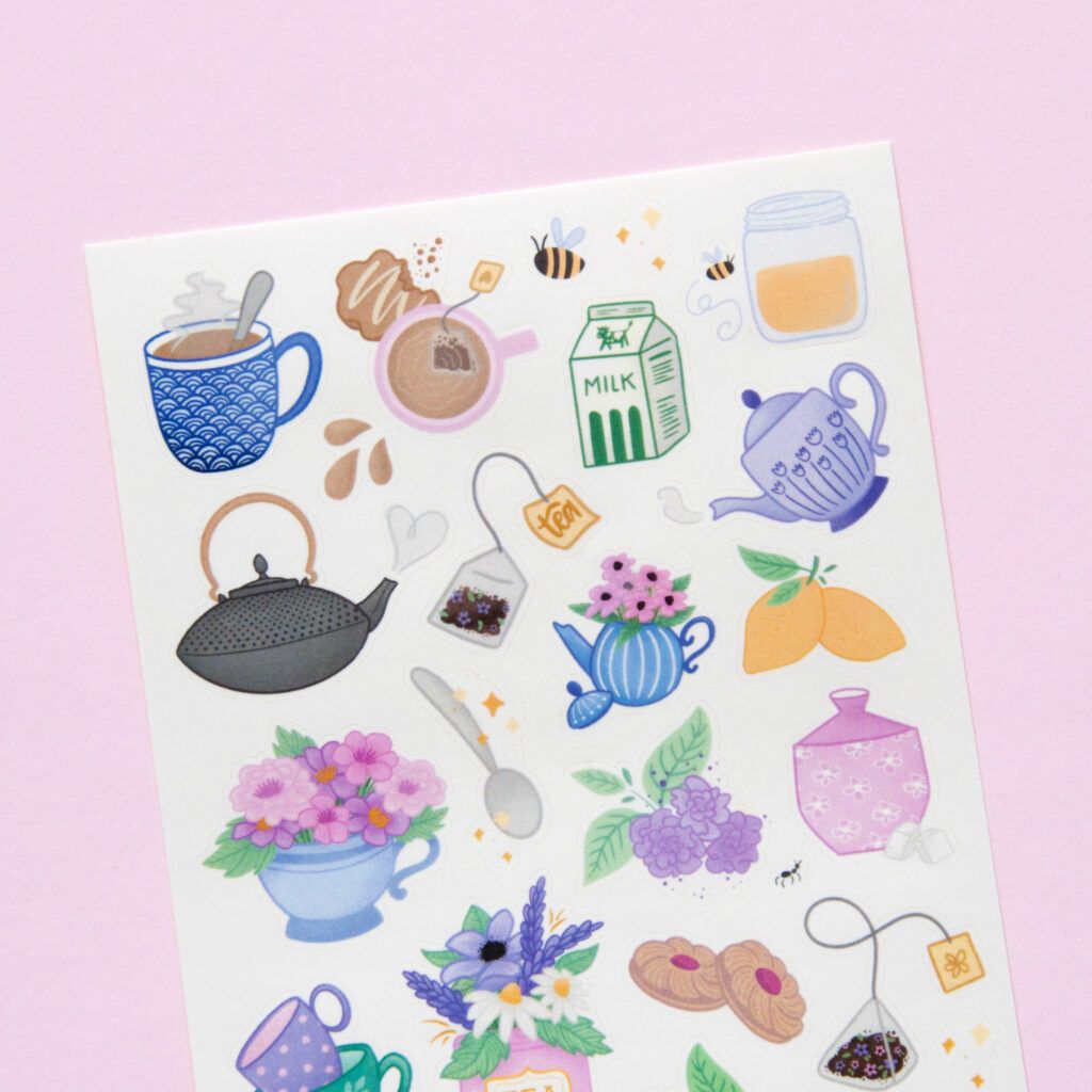 Stickers Willwa Let's drink some tea
