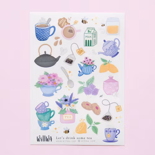 Stickers Willwa - Let's drink some tea
