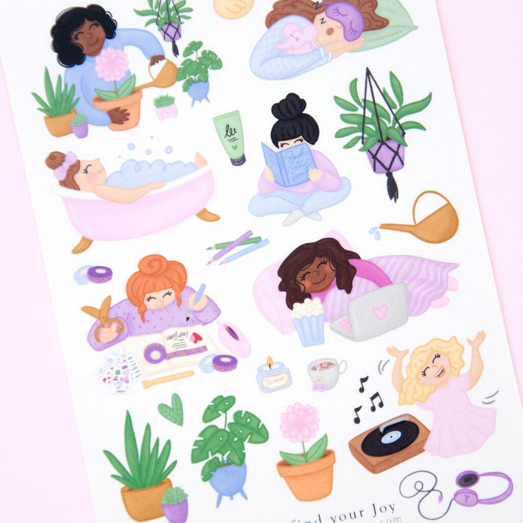 Stickers Willwa - Relax and find your joy