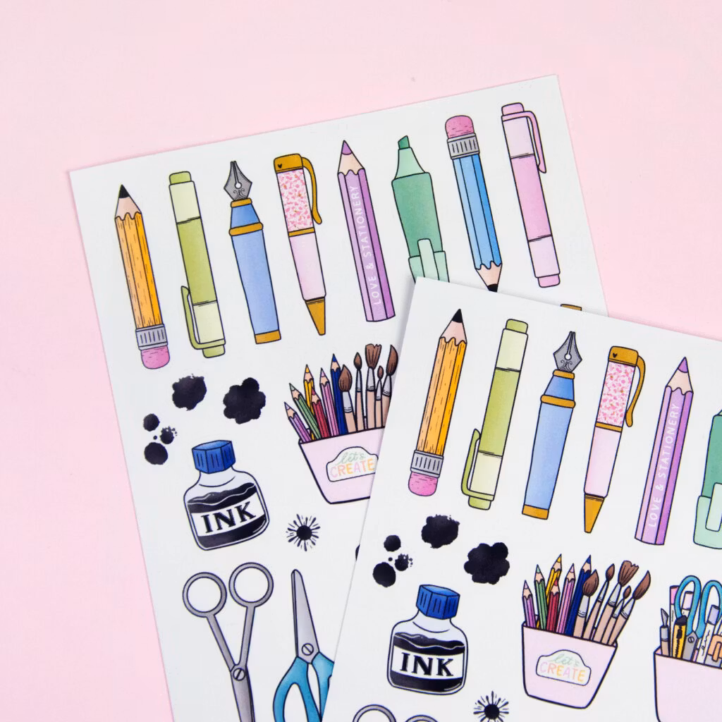 Stickers Willwa Planner Pens and Tools