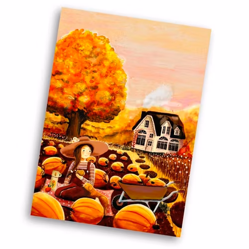 Card Esther Bennink - Pumpkin Patch