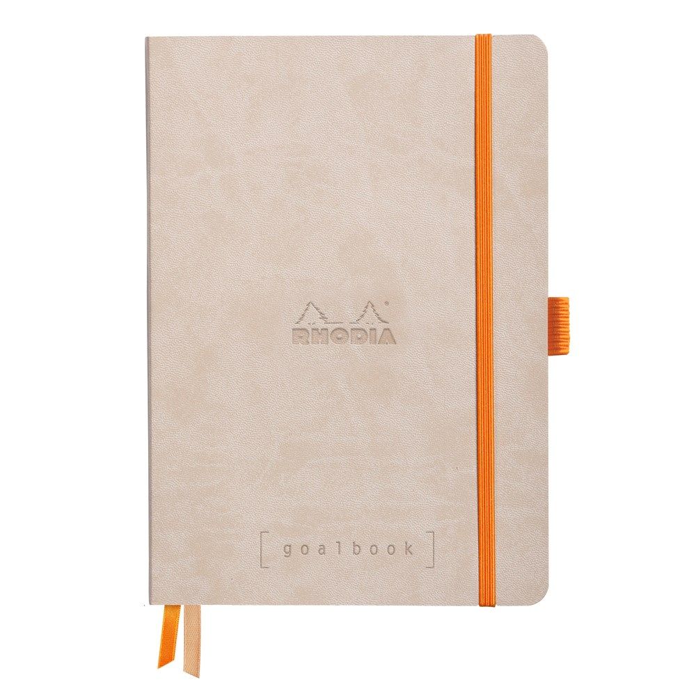 Rhodia GoalBook Dotted Notebook - A5 Beige