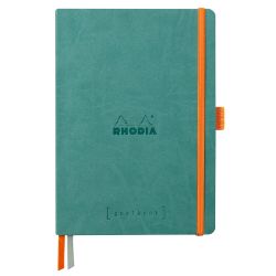 Rhodia GoalBook Dotted Notebook - A5 Aqua