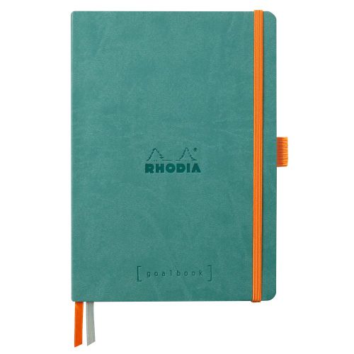 Rhodia GoalBook Dotted Notebook - A5 Aqua