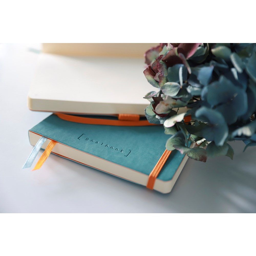 Rhodia GoalBook Dotted Notebook - A5 Aqua