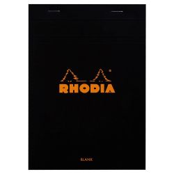 Rhodia Notepad No. 16 blank - A5 Black