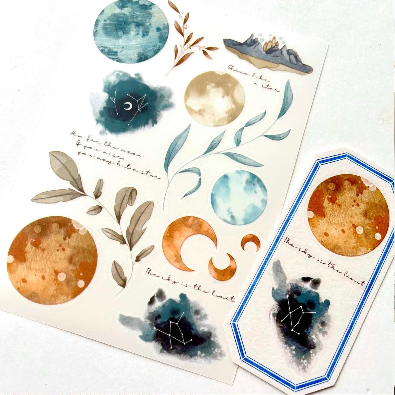 Rub-on-stickers Nikki Dotti - Aim for the Moon