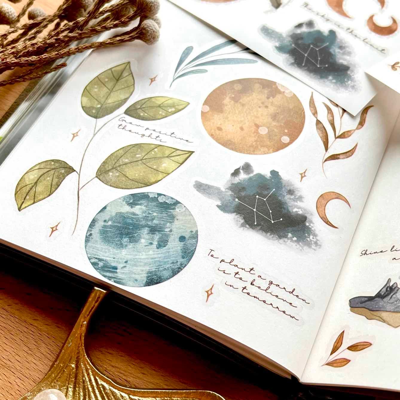 Rub-on-stickers Nikki Dotti - Aim for the Moon