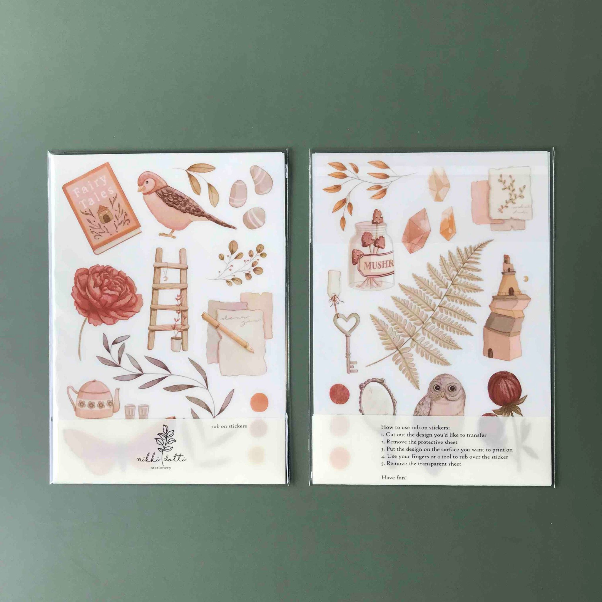 Rub-on-stickers Nikki Dotti - Fairytales