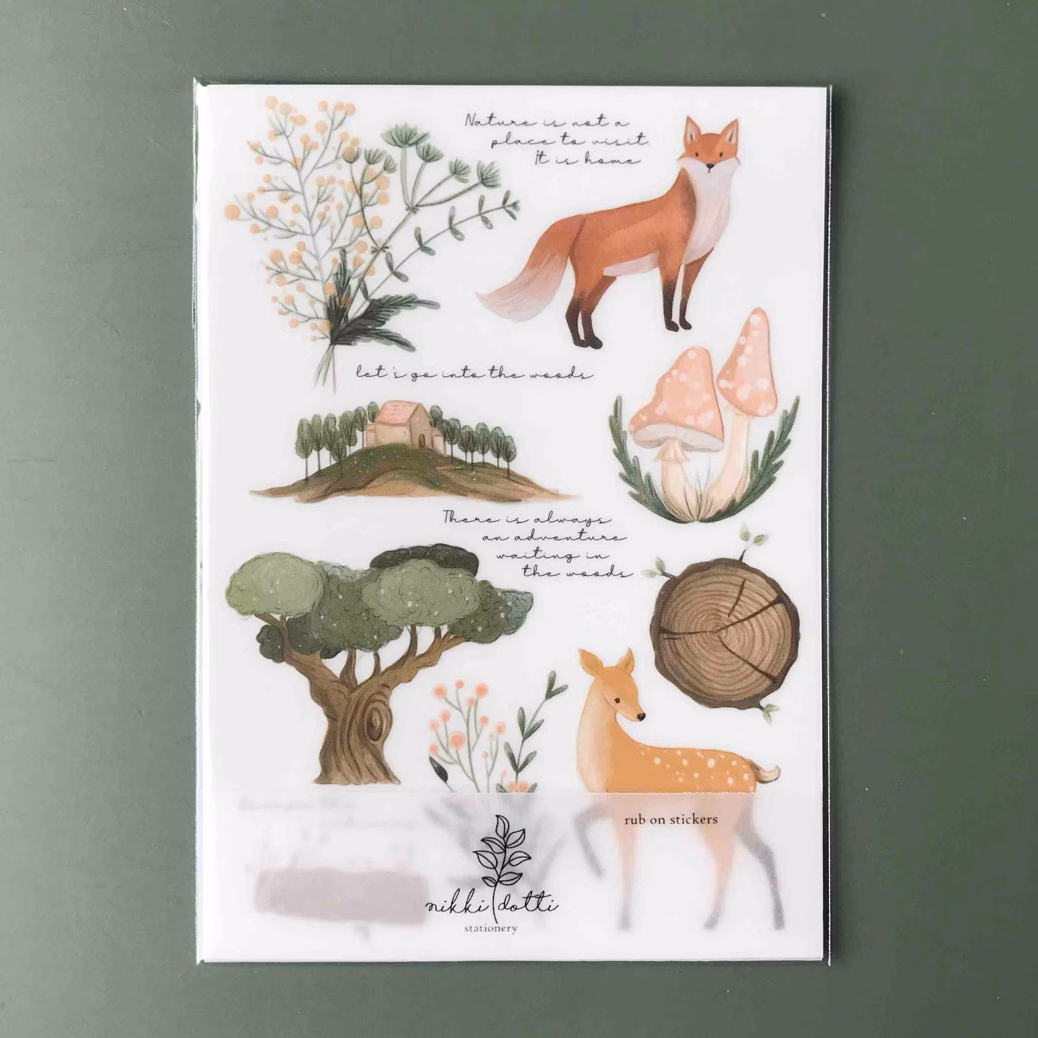 Rub-on-stickers Nikki Dotti - Treasures