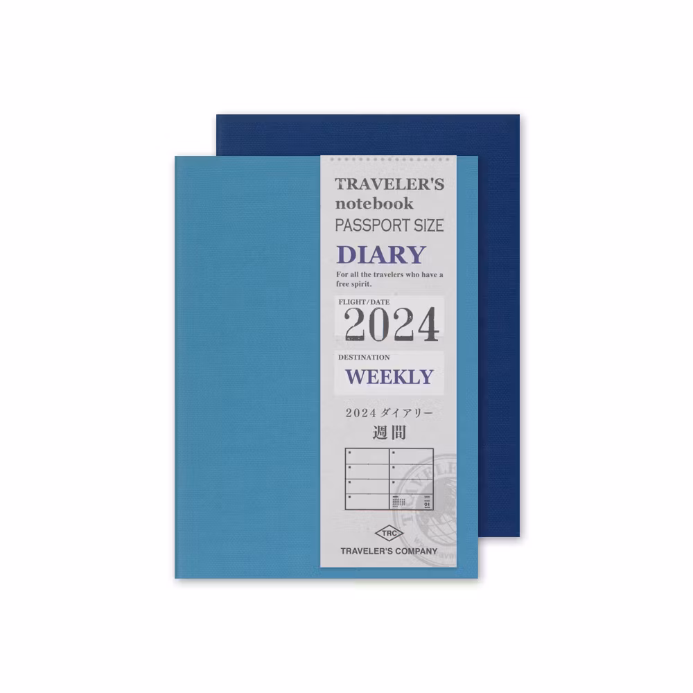 2024 Diary Refill (Weekly) - Passport Size // Traveler's Notebook