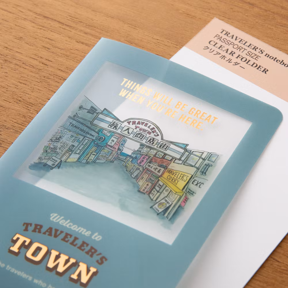 2024 Clear Folder - Passport Size // Traveler's Notebook