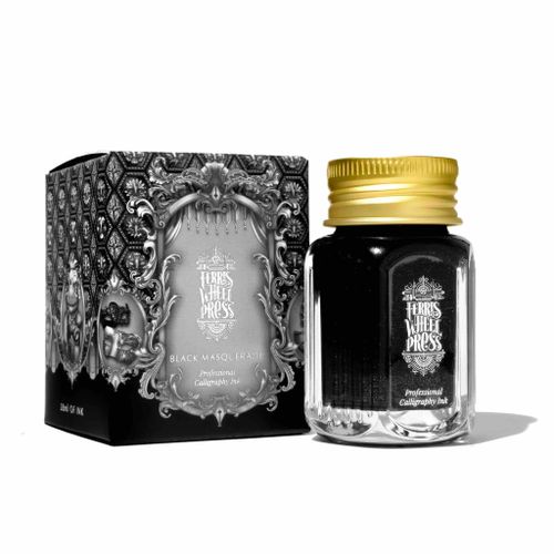 Ferris Wheel Press Calligraphy Ink - Black Masquerade 28 ml
