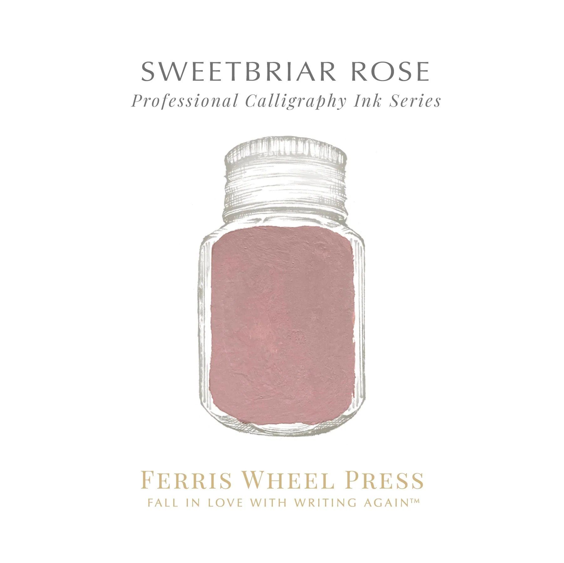 Ferris Wheel Press Calligraphy Ink - Sweetbriar Rose 28 ml