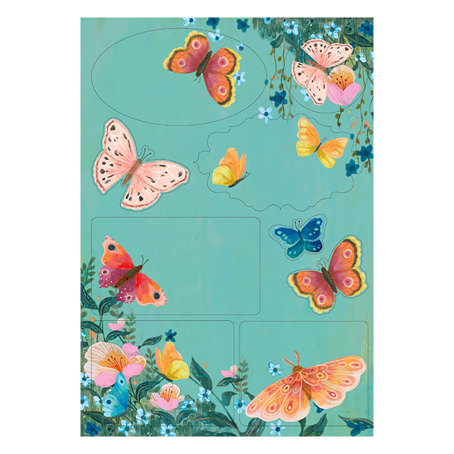 Brevpapper Roger la Borde - Dreamland Butterflies