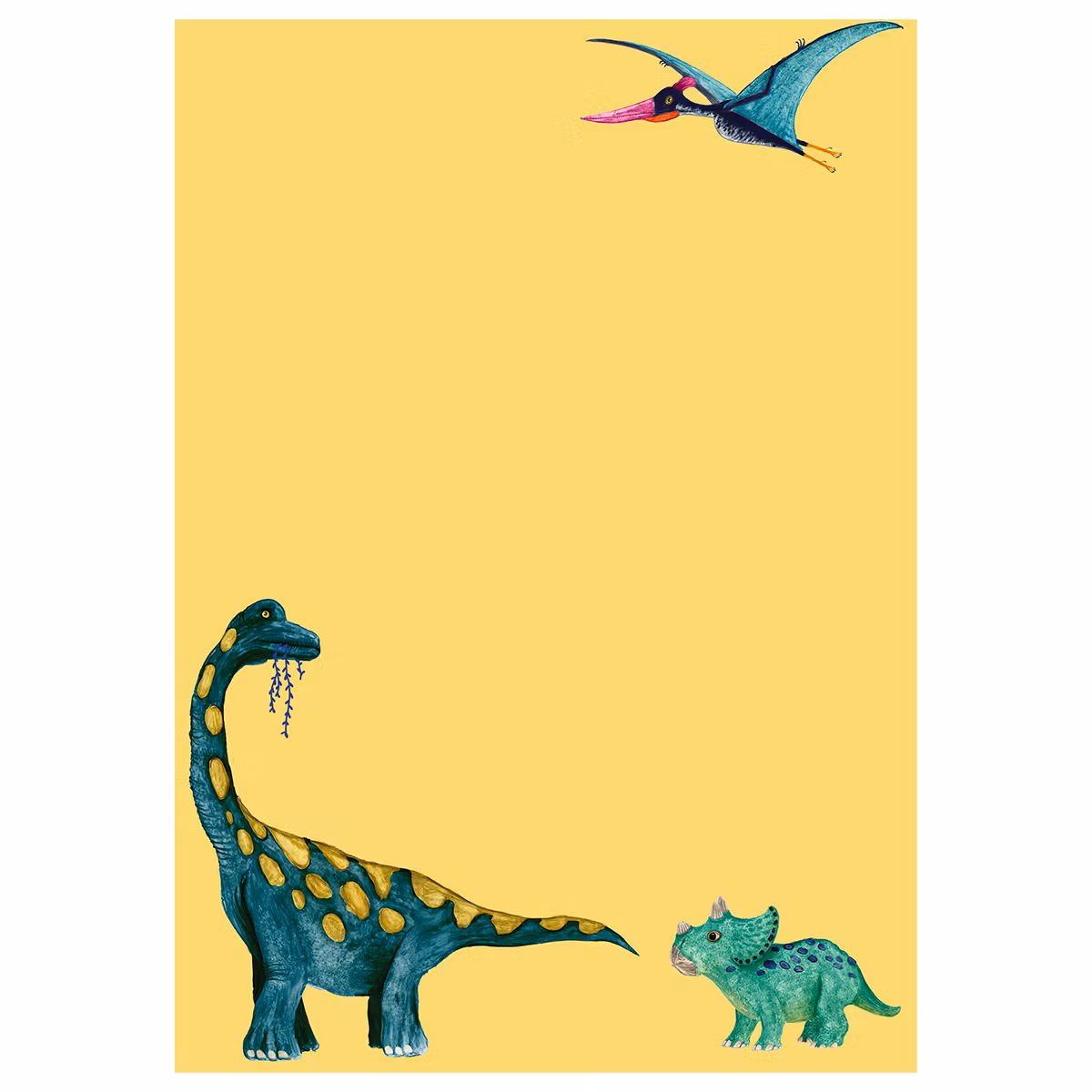 Brevpapper Roger la Borde - Dino Mighty