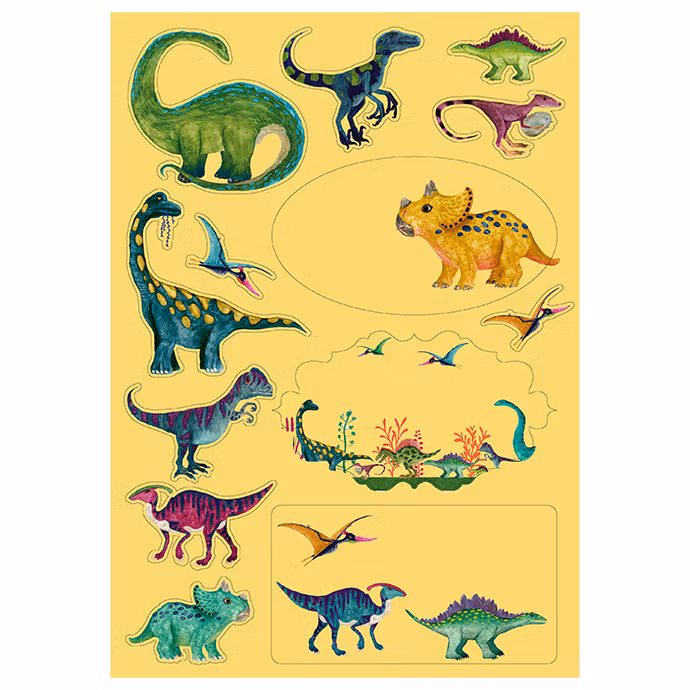 Brevpapper Roger la Borde - Dino Mighty