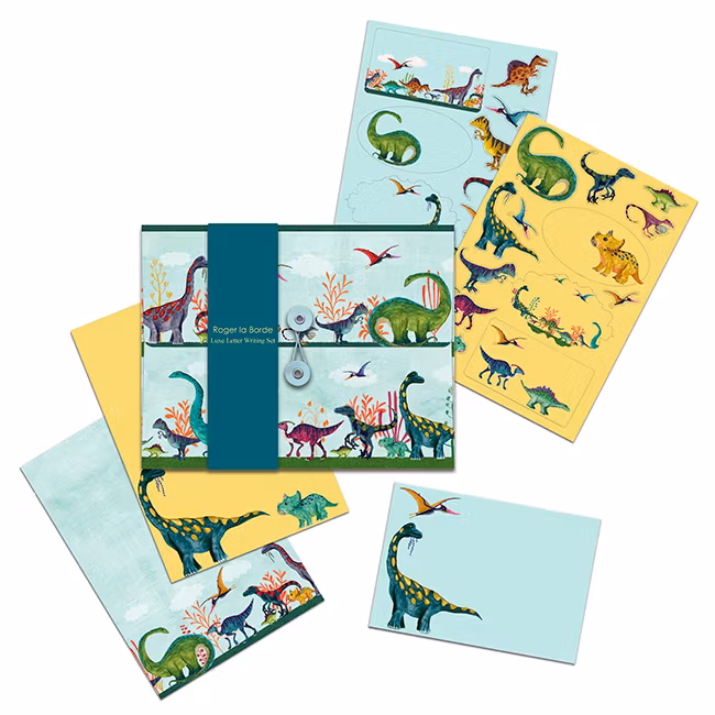 Brevpapper Roger la Borde - Dino Mighty