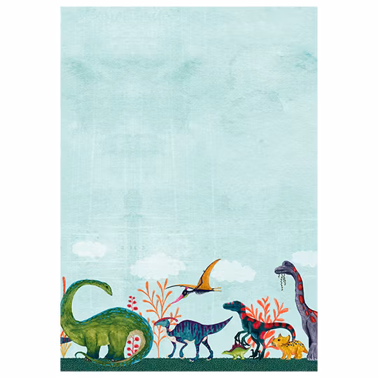 Brevpapper Roger la Borde - Dino Mighty