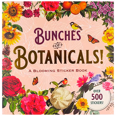 Sticker Book Bunches of Botanicals (500 stickers)