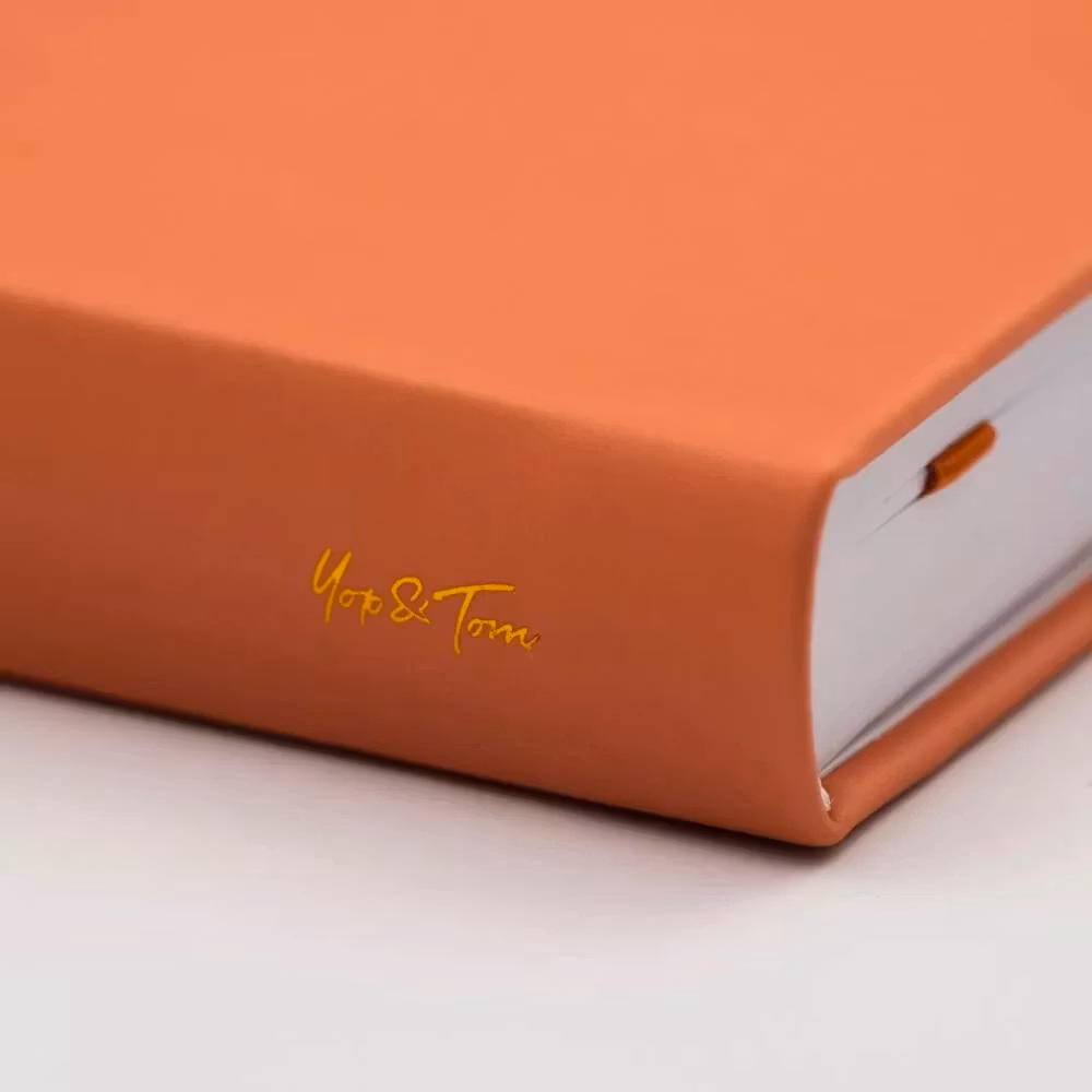 Yop & Tom Dot Grid Journal - Butterfly Burnt Orange A5