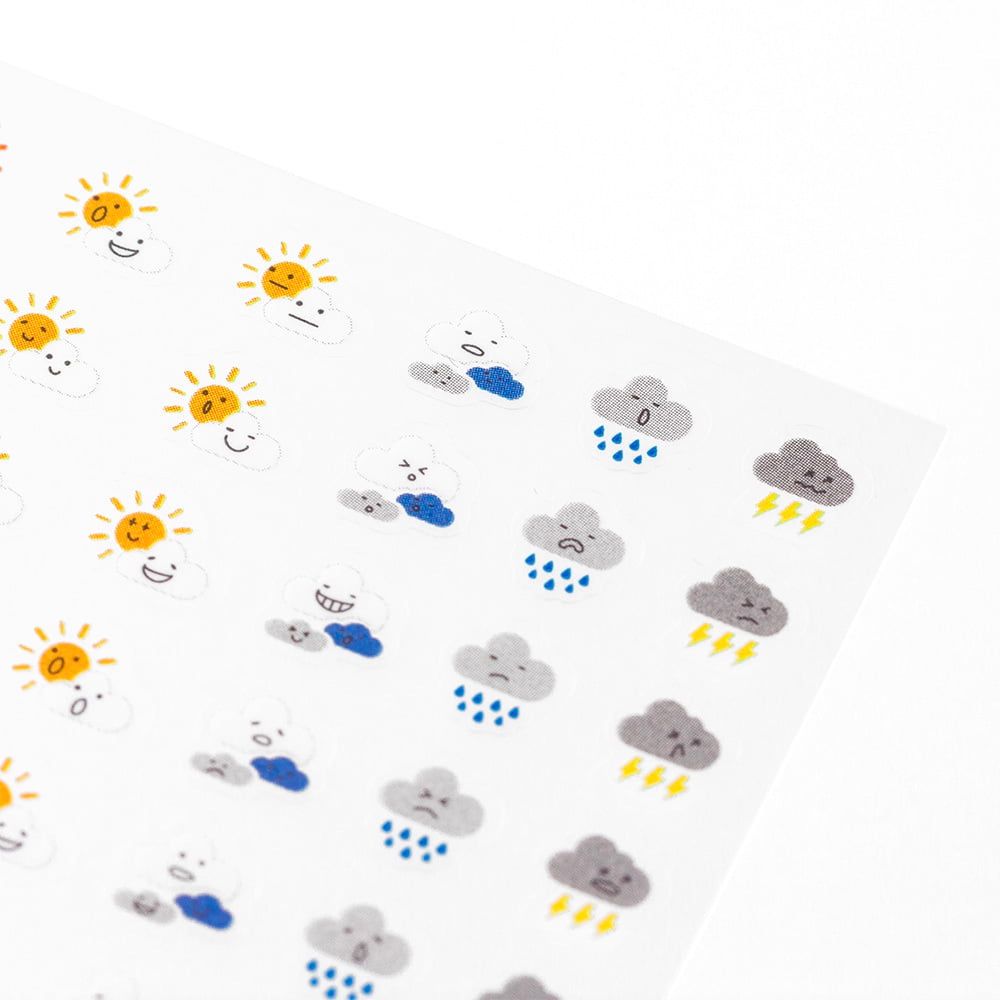 Midori Sticker Feelings Weather