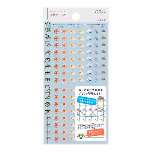 Midori Sticker Feelings Weather