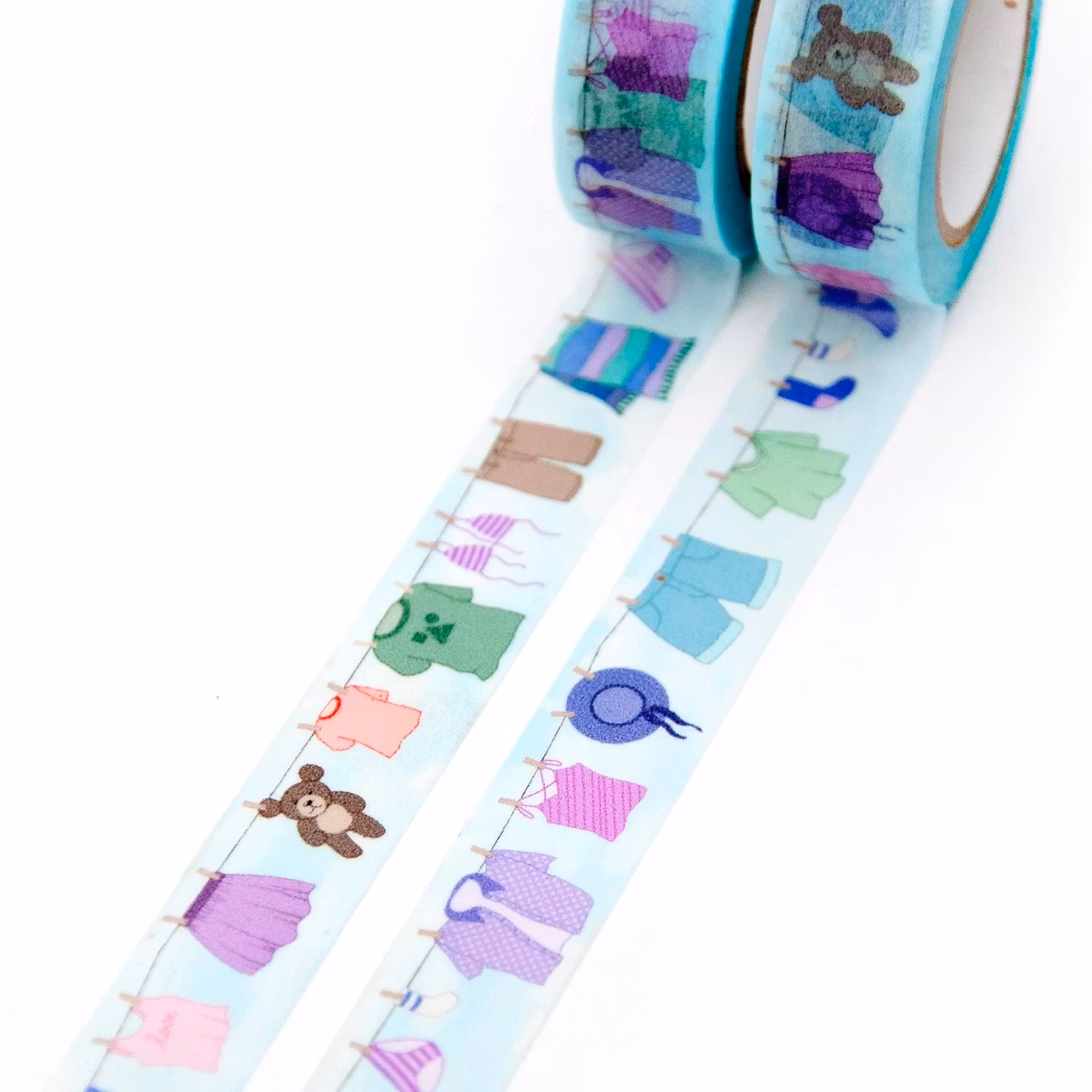 Washi tape Willwa - Laundry Line 15 mm