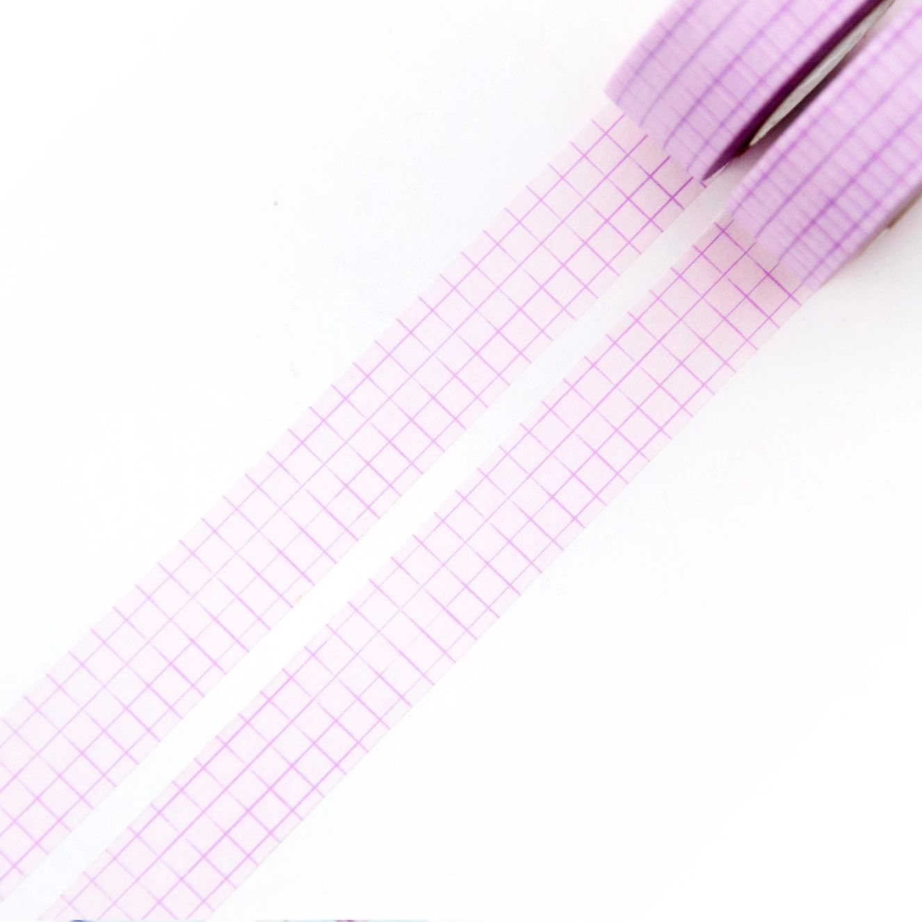 Washi tape Willwa - Pink Grid 15 mm